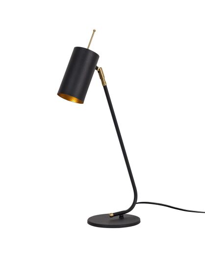 Lampe de table Sivani  noir/doré - 8x26x55 cm